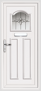 Glasgow Rhine light grey upvc front door